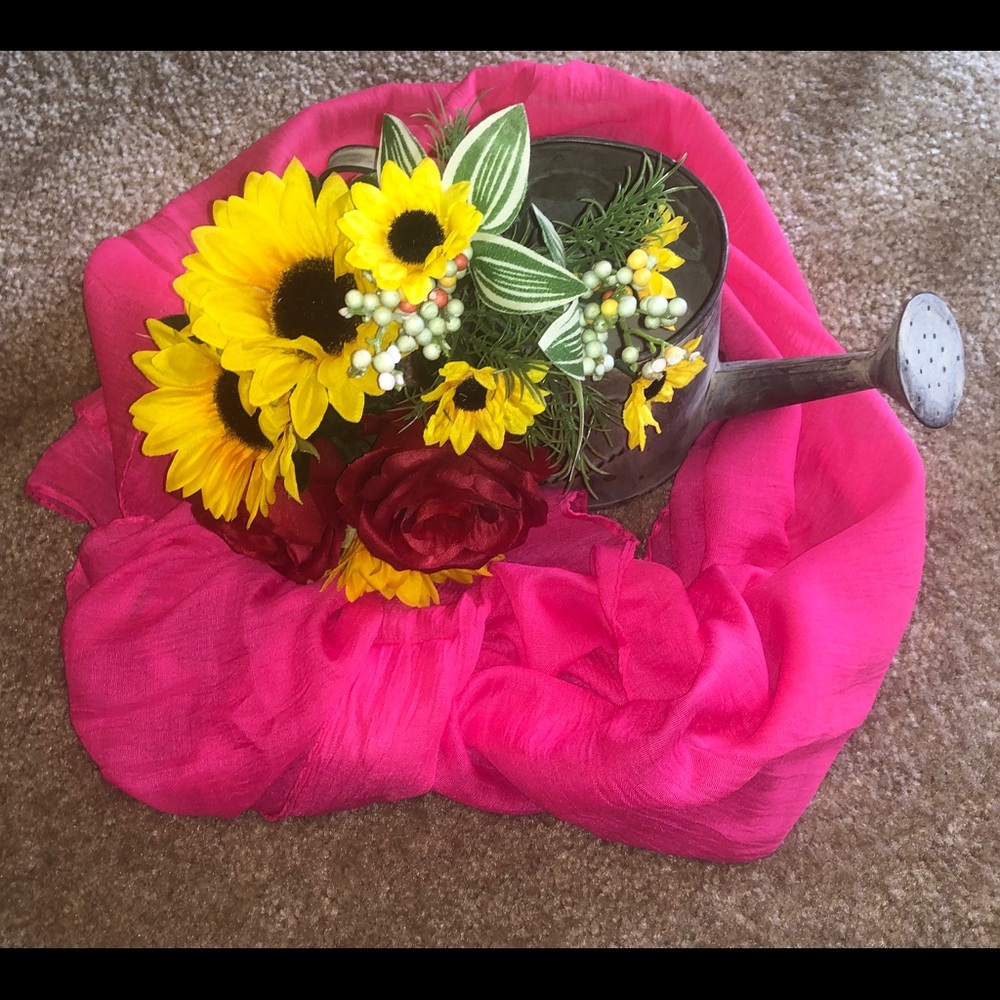 Rose Red long scarf